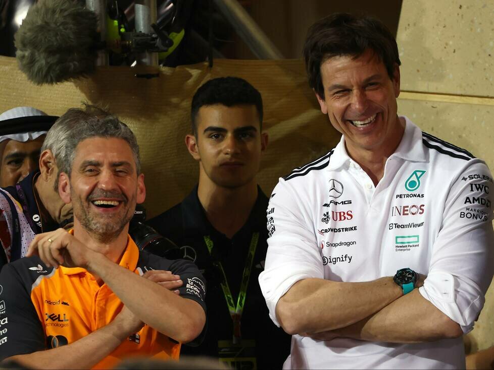 Andrea Stella und Toto Wolff