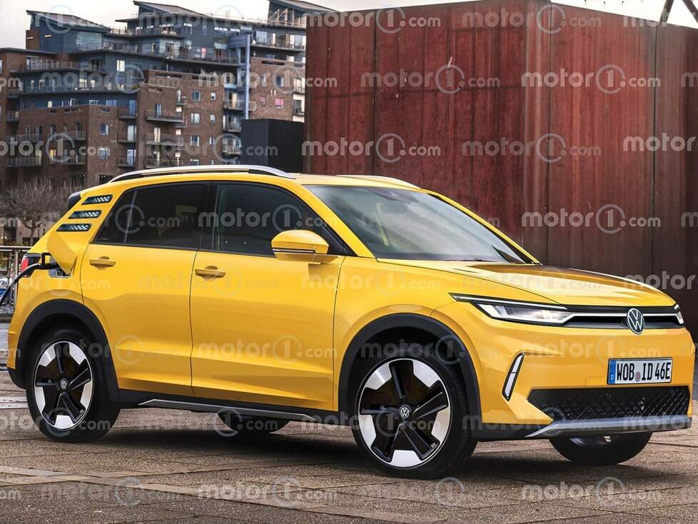 Volkswagen ID.2 X im Rendering von Motor1.com