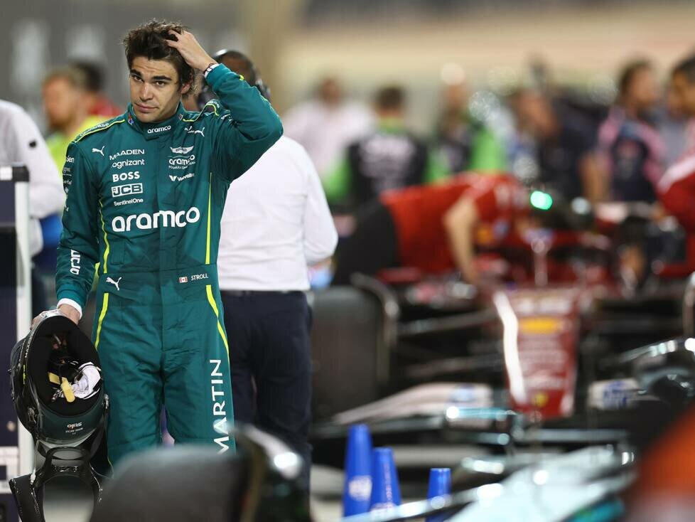 Lance Stroll (Aston Martin) nach dem Formel-1-Rennen in Bahrain 2025