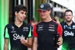 Gabriel Bortoleto (Sauber) und Oliver Bearman (Haas) 