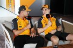 Lando Norris (McLaren) und Oscar Piastri (McLaren) 