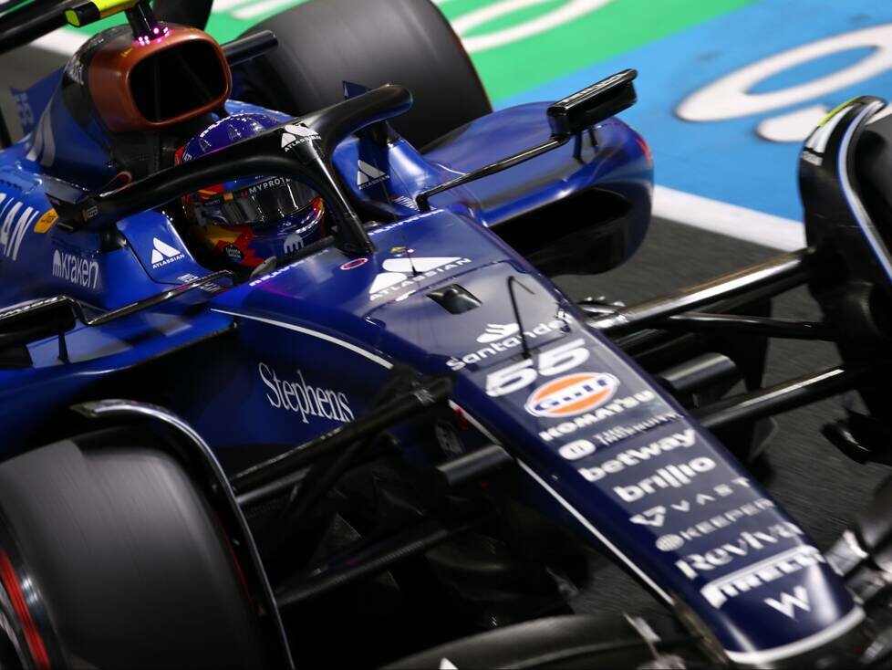 Carlos Sainz (Williams FW47) beim Formel-1-Rennen in Saudi-Arabien 2025