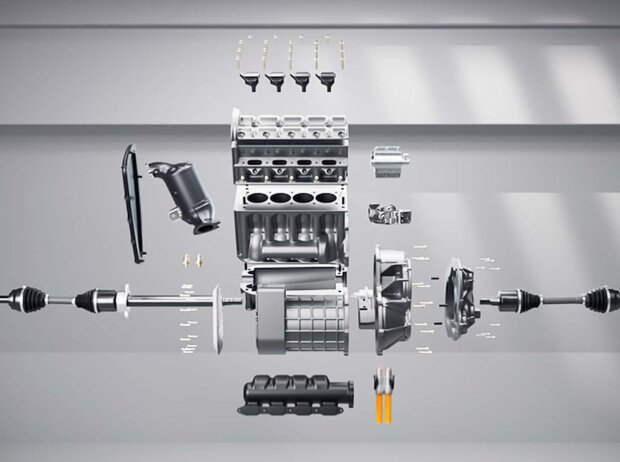 Hybrid-Motorkonzept von Horse Powertrain Hybrid-Motorkonzept von Horse Powertrain