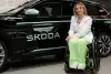 Bild zum Inhalt: Skoda Superb (2025) mit Paravan-Handgasumbau für Kristina Vogel