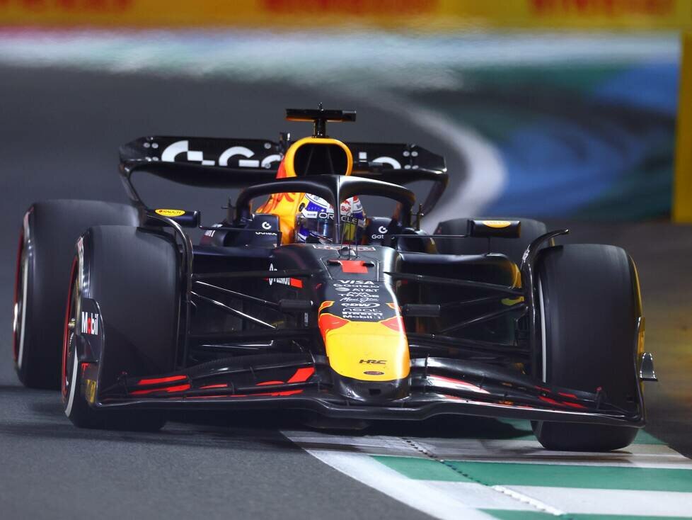 Max Verstappen im Red Bull RB21 beim Formel-1-Rennen in Dschidda 2025