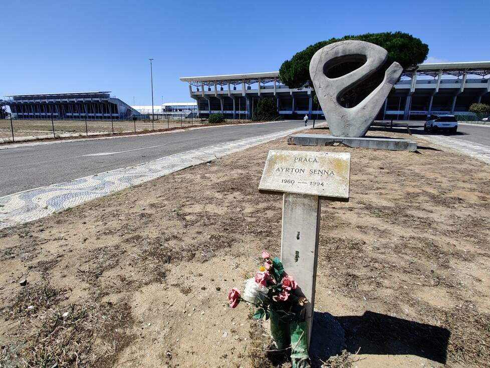 Senna-Gedenktafel in Estoril