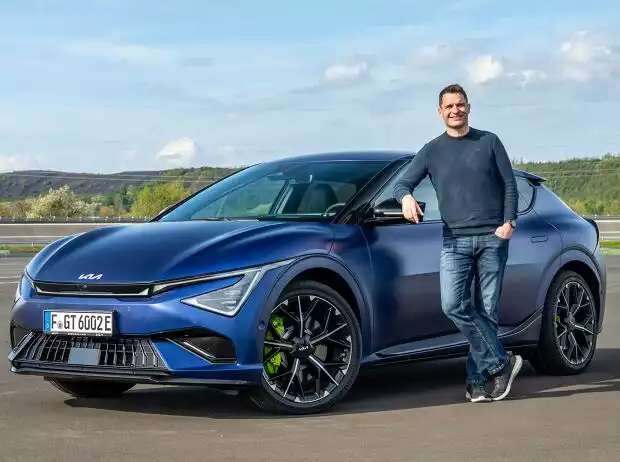 Kia EV6 GT Facelift (2025) im ersten Test Titel-Bild zur News: Kia EV6 GT Facelift (2025) im ersten Test