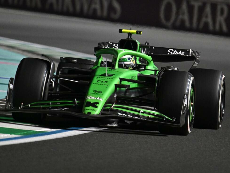 Gabriel Bortoleto beim Formel-1-Rennen in Saudi-Arabien 2025