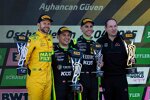 Jules Gounon (Winward-Mercedes), Ayhancan Güven (Manthey-Porsche) und Thomas Preining (Manthey-Porsche) 