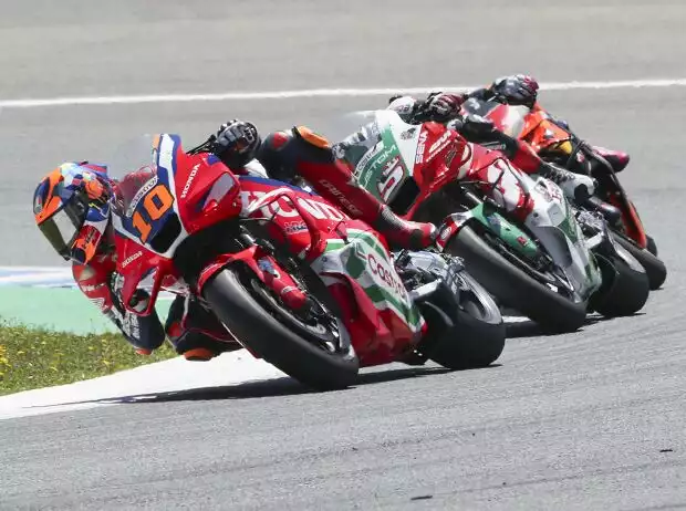 Luca Marini, Johann Zarco Titel-Bild zur News: Luca Marini, Johann Zarco