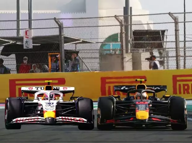 Fotomontage: Liam Lawson im Racing Bulls und Yuki Tsunoda im Red Bull Titel-Bild zur News: Fotomontage: Liam Lawson im Racing Bulls und Yuki Tsunoda im Red Bull