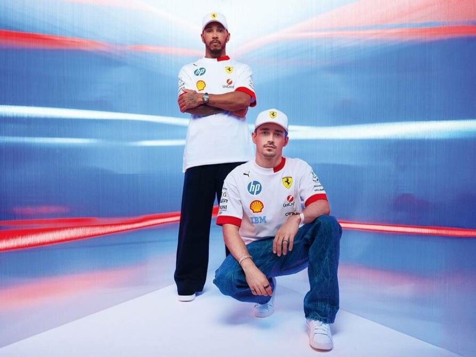 Lewis Hamilton, Charles Leclerc, Ferrari