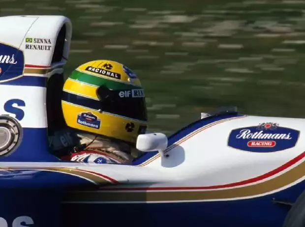 Williams-Fahrer Ayrton Senna beim San-Marino-Grand-Prix 1994 in Imola Titel-Bild zur News: Williams-Fahrer Ayrton Senna beim San-Marino-Grand-Prix 1994 in Imola