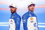 Lewis Hamilton (Ferrari) und Charles Leclerc (Ferrari)