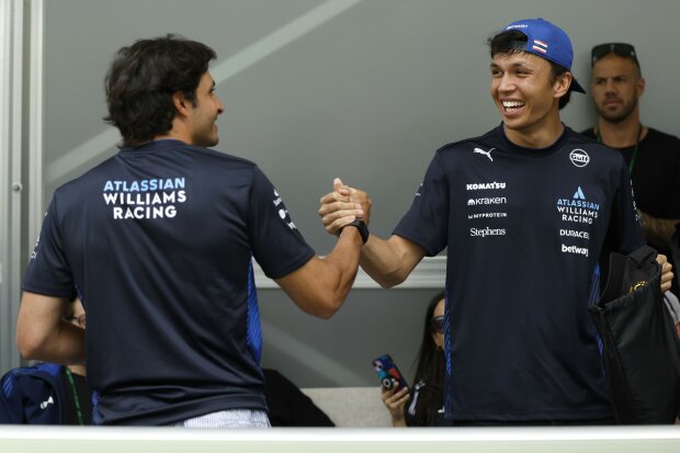 Alexander Albon Carlos Sainz Williams Williams F1 ~Alexander Albon (Williams) und Carlos Sainz (Williams) ~ Alexander Albon Carlos Sainz Williams Williams F1 ~Alexander Albon (Williams) und Carlos Sainz (Williams) ~
