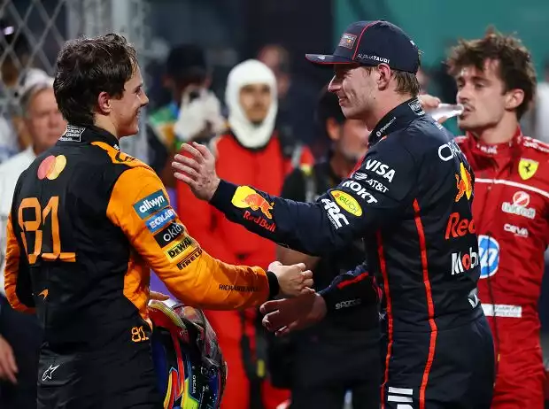 Oscar Piastri schlug Max Verstappen zuletzt in Saudi-Arabien knapp Titel-Bild zur News: Oscar Piastri schlug Max Verstappen zuletzt in Saudi-Arabien knapp