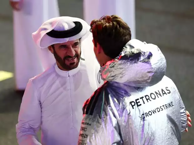 GPDA-Direktor George Russell und FIA-Chef Mohammed bin Sulayem: Einen Dialog soll es nicht gegeben haben Titel-Bild zur News: GPDA-Direktor George Russell und FIA-Chef Mohammed bin Sulayem: Einen Dialog soll es nicht gegeben haben