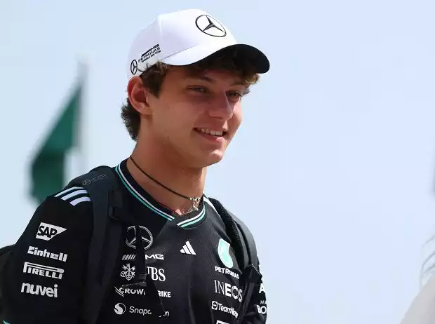 Kimi Antonelli ist zuversichtlich, sich in den kommenden Rennen zu verbessern Titel-Bild zur News: Kimi Antonelli ist zuversichtlich, sich in den kommenden Rennen zu verbessern