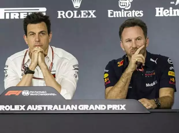 Christian Horner, Toto Wolff Titel-Bild zur News: Christian Horner, Toto Wolff