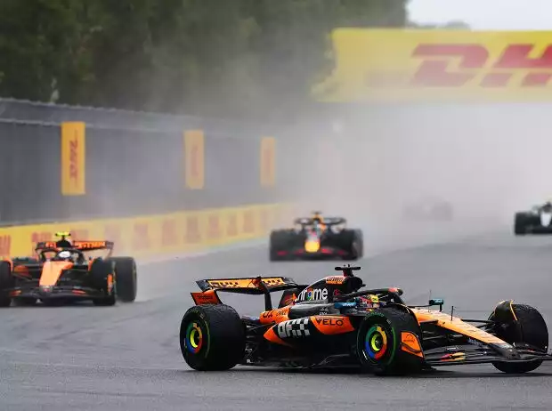 Oscar Piastri, Lando Norris, Max Verstappen Titel-Bild zur News: Oscar Piastri, Lando Norris, Max Verstappen