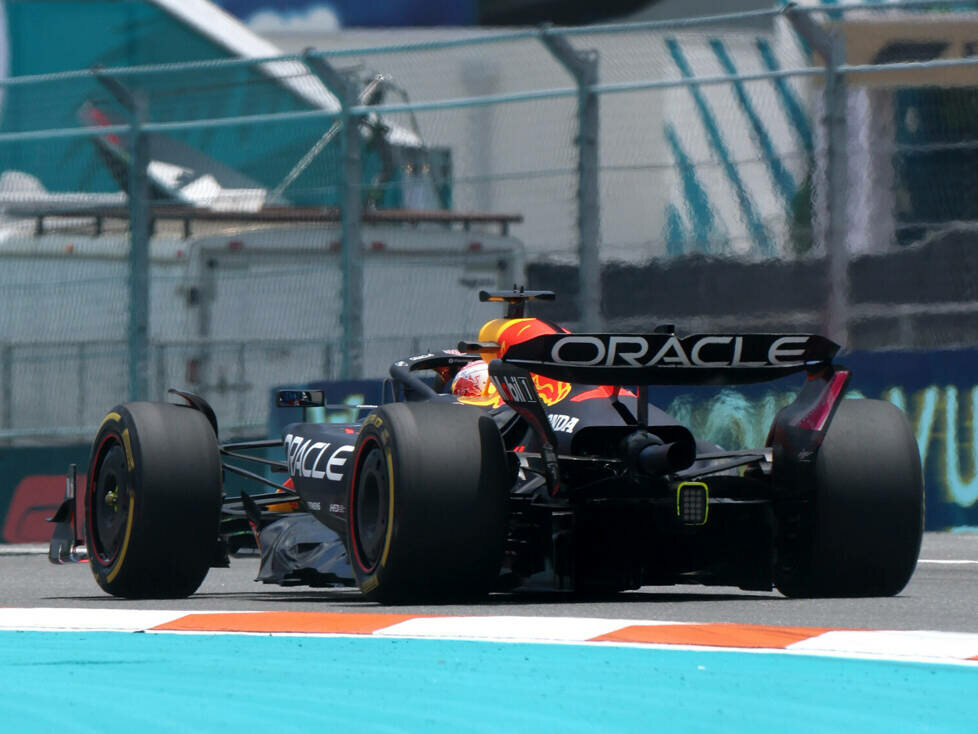 Max Verstappen fährt in Miami mit einem modifizierten Unterboden