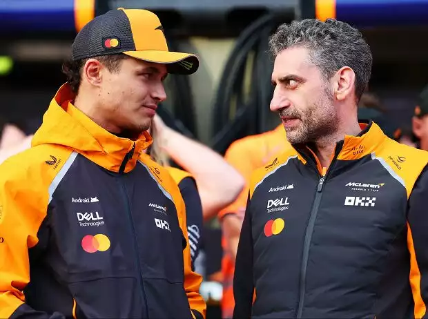 Lando Norris und Andrea Stella Titel-Bild zur News: Lando Norris und Andrea Stella