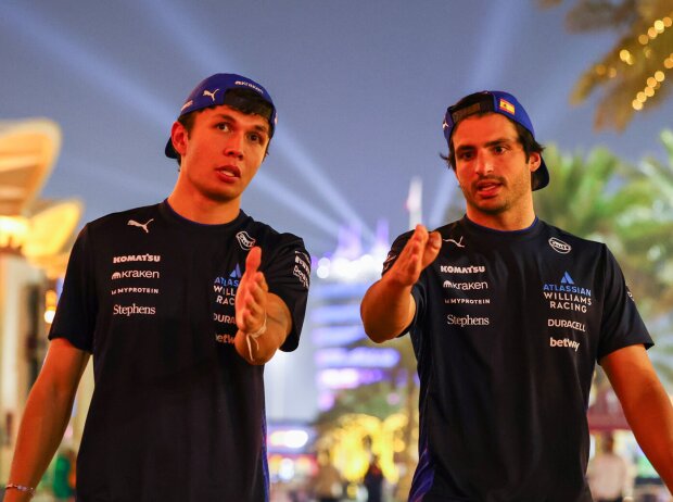 Albon und Sainz wollen auch in Miami wieder zusammenarbeiten Albon und Sainz wollen auch in Miami wieder zusammenarbeiten