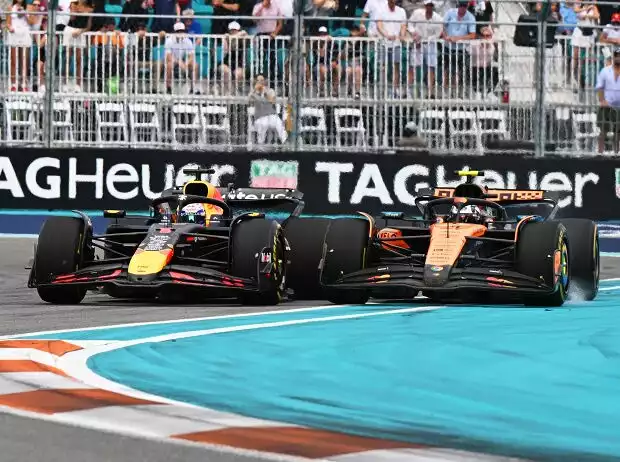 Miami offenbarte erneut Lando Norris' Zweikampfschwäche: Gegen Max Verstappen kaum gewachsen Titel-Bild zur News: Miami offenbarte erneut Lando Norris' Zweikampfschwäche: Gegen Max Verstappen kaum gewachsen