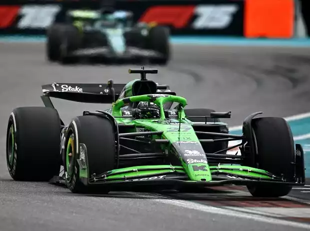 Nico Hülkenberg musste sich in Miami am Ende mit Rang 14 begnügen Titel-Bild zur News: Nico Hülkenberg musste sich in Miami am Ende mit Rang 14 begnügen