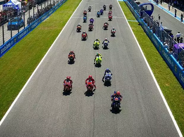 MotoGP Start in Jerez Titel-Bild zur News: MotoGP Start in Jerez