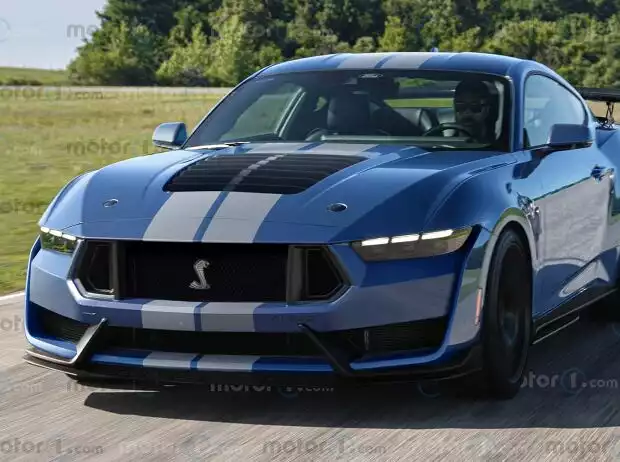 2026 Ford Mustang Shelby GT500 Rendering Titel-Bild zur News: 2026 Ford Mustang Shelby GT500 Rendering