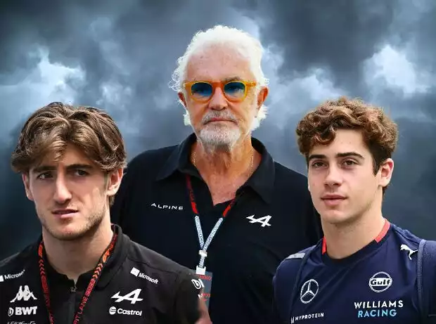 Jack Doohan, Flavio Briatore und Franco Colapinto (Fotomontage) Titel-Bild zur News: Jack Doohan, Flavio Briatore und Franco Colapinto (Fotomontage)