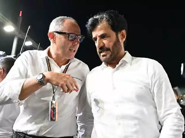 Stefano Domenicali, Mohammed bin Sulayem Titel-Bild zur News: Stefano Domenicali, Mohammed bin Sulayem