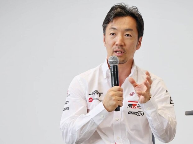 Haas-Teamchef Ayao Komatsu Haas-Teamchef Ayao Komatsu