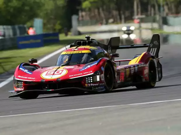 Ferrari und dann lange nichts: Die 499P räumten in der Hyperpole komplett ab Titel-Bild zur News: Ferrari und dann lange nichts: Die 499P räumten in der Hyperpole komplett ab