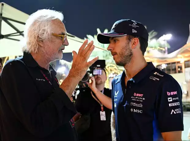 Flavio Briatore, Pierre Gasly Titel-Bild zur News: Flavio Briatore, Pierre Gasly