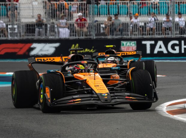 Zwischen Oscar Piastri und Lando Norris dürfte es noch viele enge Kämpfe geben Zwischen Oscar Piastri und Lando Norris dürfte es noch viele enge Kämpfe geben