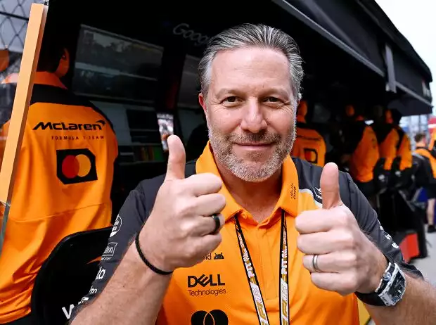 McLaren-Boss Zak Brown ärgert sich über die Anschuldigungen der Konkurrenz Titel-Bild zur News: McLaren-Boss Zak Brown ärgert sich über die Anschuldigungen der Konkurrenz