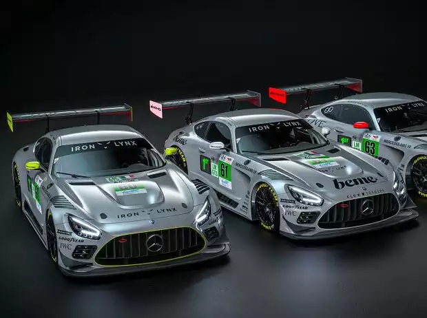 Die Silberpfeil-Lackierung der Iron-Lynx-Mercedes für Le Mans Titel-Bild zur News: Die Silberpfeil-Lackierung der Iron-Lynx-Mercedes für Le Mans