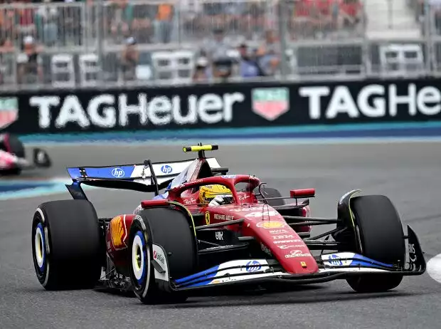 Lewis Hamilton (Ferrari SF-25) beim Formel-1-Rennen in Miami 2025 Titel-Bild zur News: Lewis Hamilton (Ferrari SF-25) beim Formel-1-Rennen in Miami 2025