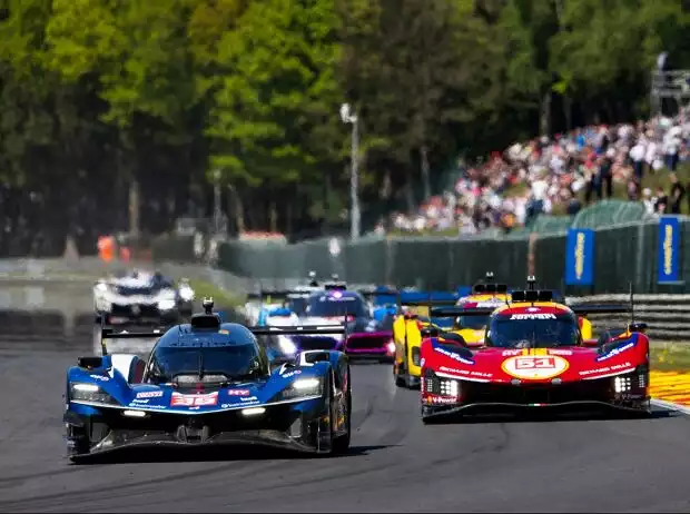 Ferraris zum Frühstück: Fred Mako putzte Calado in der Eau Rouge weg Titel-Bild zur News: Ferraris zum Frühstück: Fred Mako putzte Calado in der Eau Rouge weg