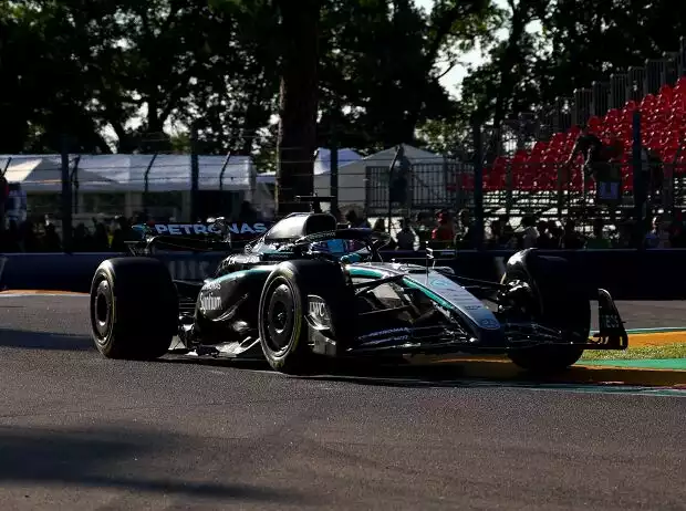 George Russell (Mercedes W16) beim Formel-1-Rennen in Imola 2025 Titel-Bild zur News: George Russell (Mercedes W16) beim Formel-1-Rennen in Imola 2025