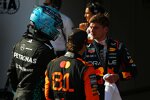 Oscar Piastri (McLaren), Max Verstappen (Red Bull) und George Russell (Mercedes) 