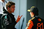 George Russell (Mercedes) und Oscar Piastri (McLaren) 