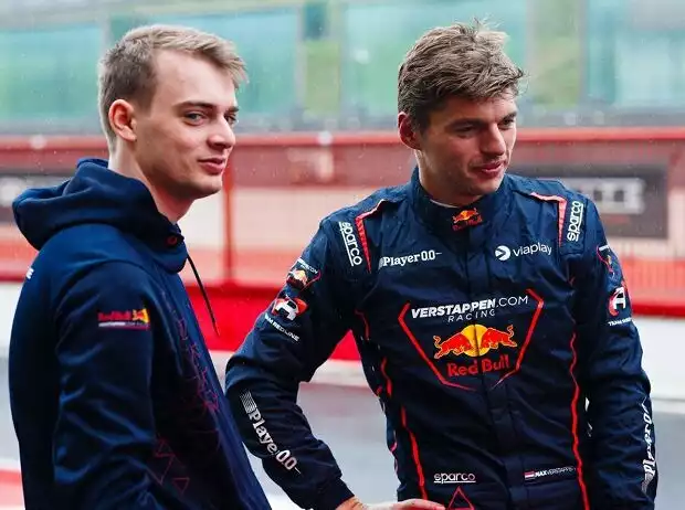 Chris Lulham und Max Verstappen Titel-Bild zur News: Chris Lulham und Max Verstappen