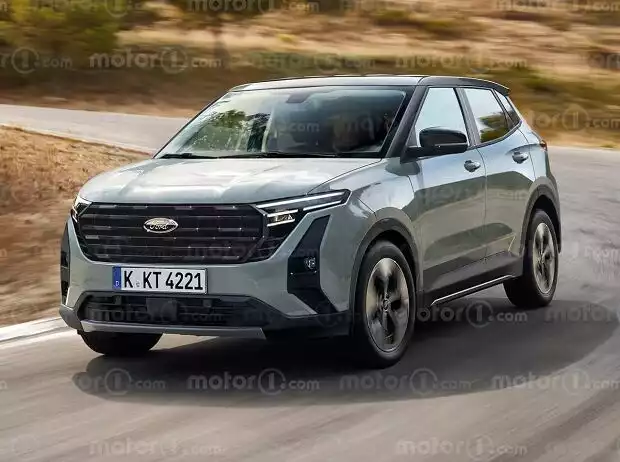 Ford EcoSport (2026) im Rendering von Motor1.com Titel-Bild zur News: Ford EcoSport (2026) im Rendering von Motor1.com