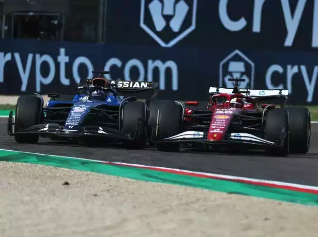 Alexander Albon (Williams FW47) und Charles Leclerc (Ferrari SF-25) beim Formel-1-Rennen in Imola 2025 Titel-Bild zur News: Alexander Albon (Williams FW47) und Charles Leclerc (Ferrari SF-25) beim Formel-1-Rennen in Imola 2025