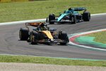 Lando Norris (McLaren) und Fernando Alonso (Aston Martin) 
