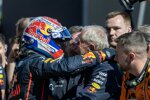 Max Verstappen (Red Bull), Christian Ho und Helmut Marko 