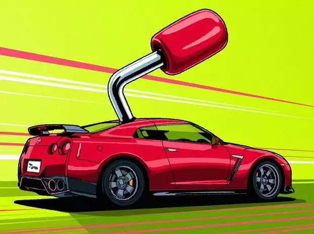 Illustration R35 Nissan GT-R mit Schaltgetriebe Titel-Bild zur News: Illustration R35 Nissan GT-R mit Schaltgetriebe